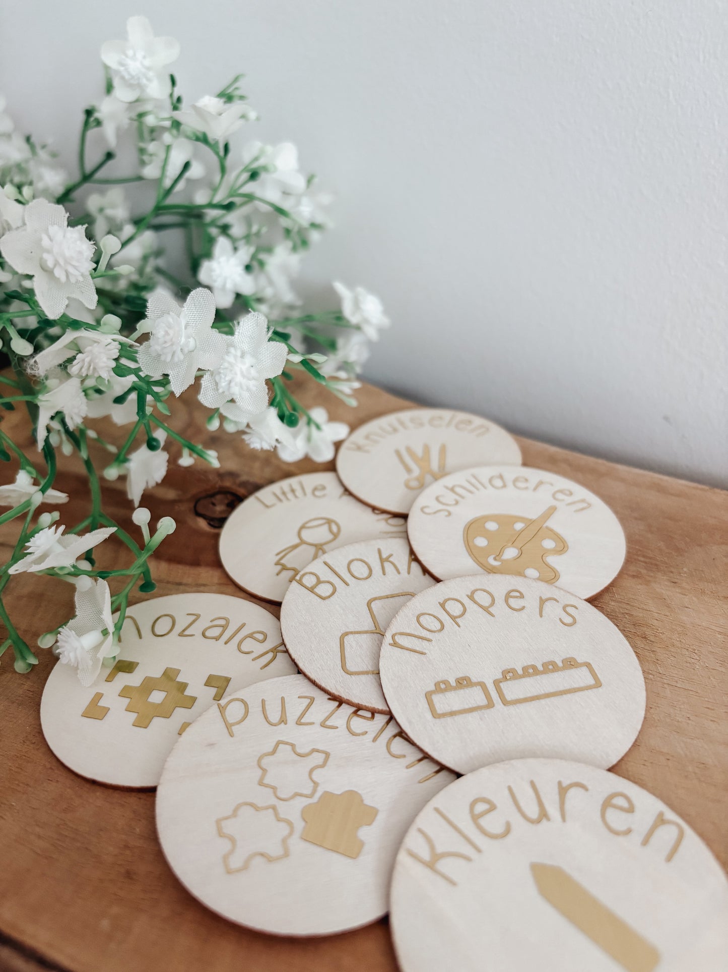 Houten Label ( 5 stuks)