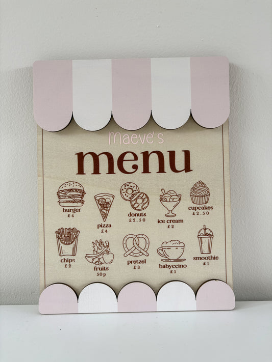Menubord Gepersonaliseerd| Decoratie