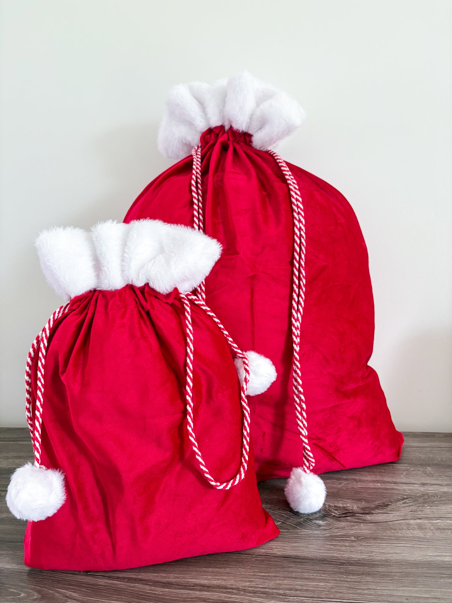 Fluwele Cadeauzak Rood