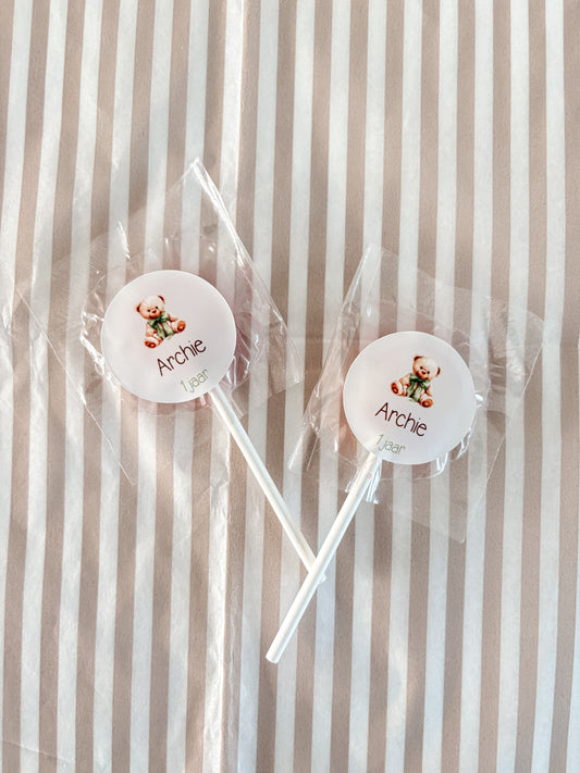 Lolly met Sticker | Gepersonaliseerd