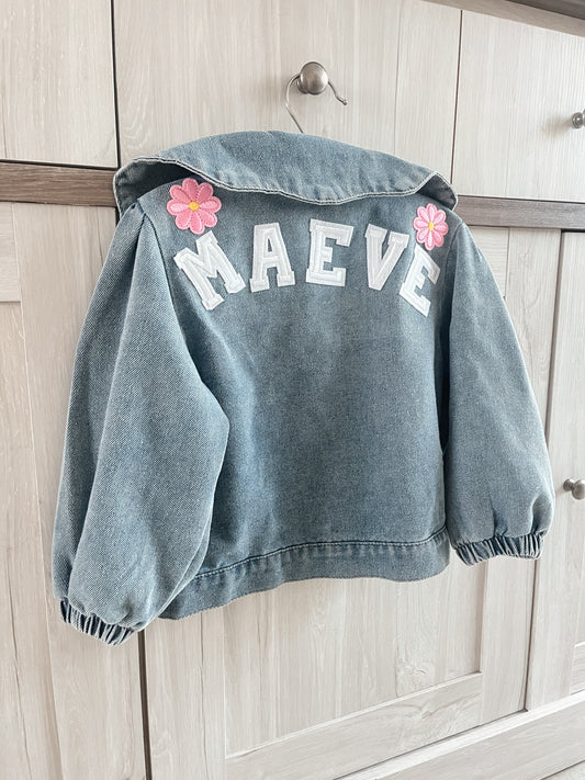 Gepersonaliseerde Denimjas - Meisjes