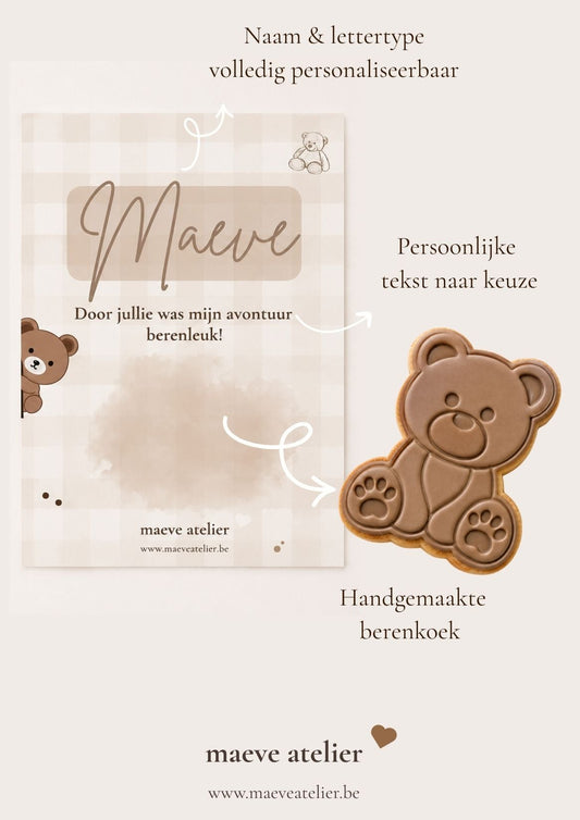 GEPERSONALISEERDE KOEK - BEER TEDDY