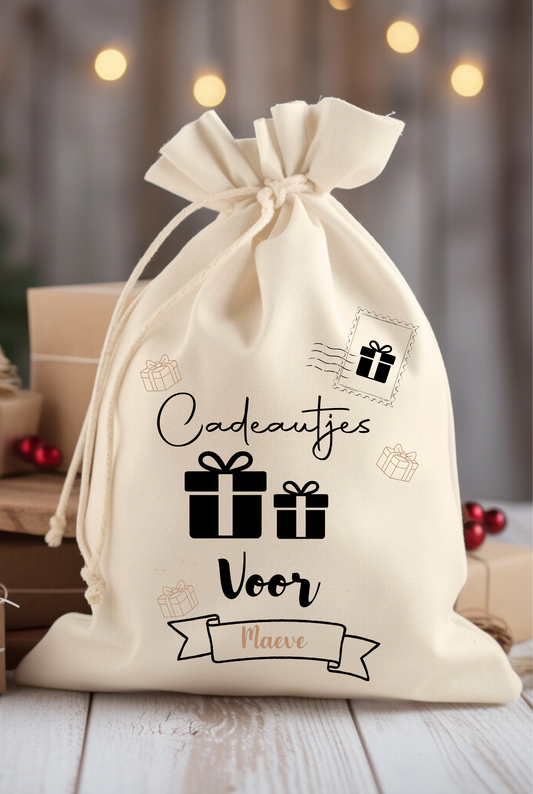 Cadeauzak Pakjes Gepersonaliseerd
