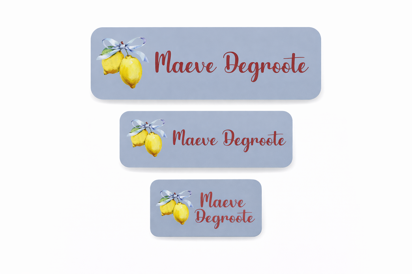 Naamsticker Sweet Lemon