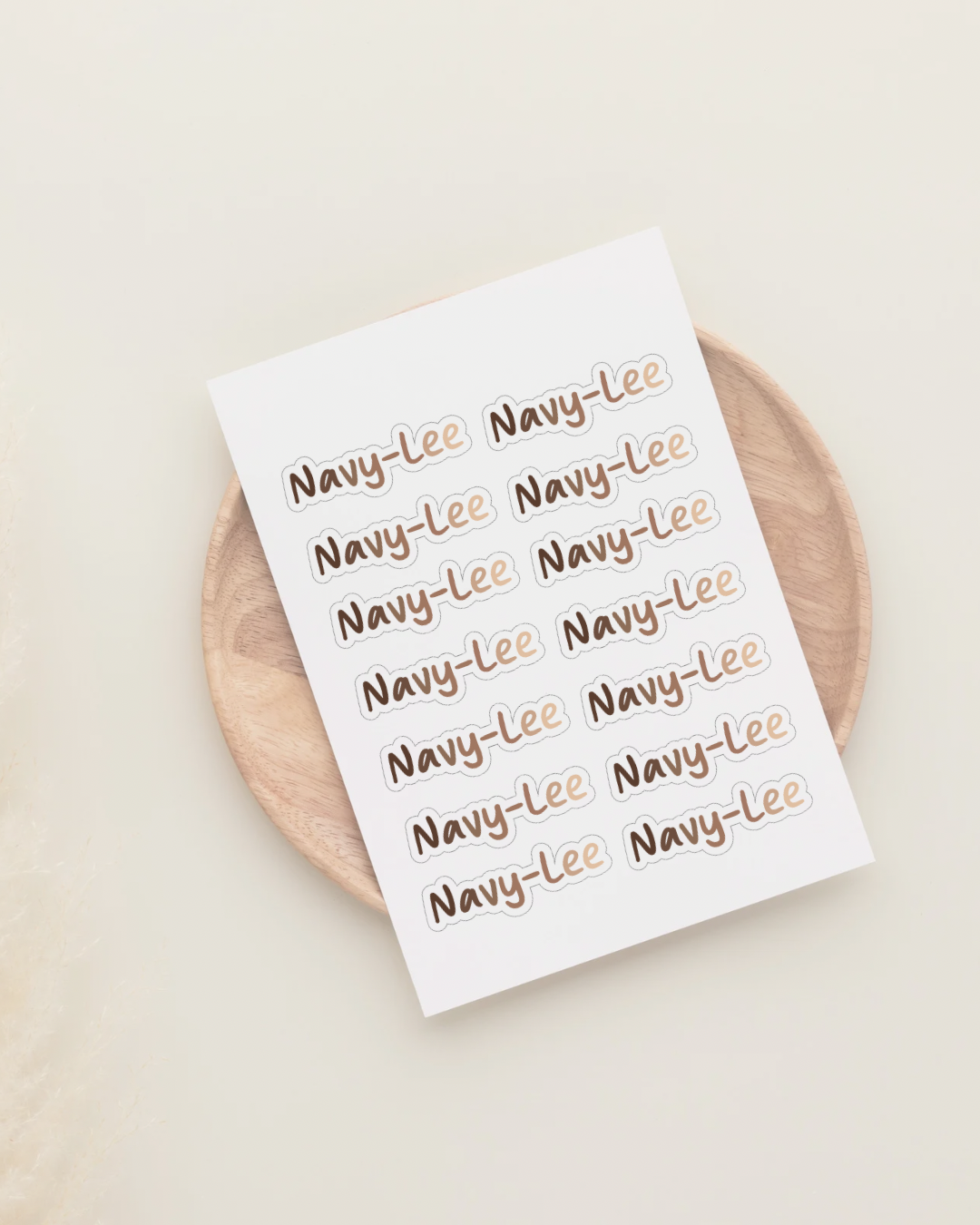 Naamstickers