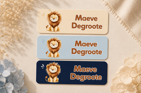 NAAMLABEL GROTE LEEUW
