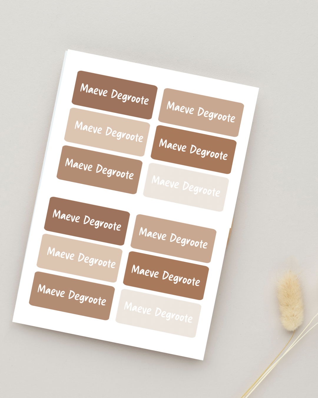Grote Naamlabels