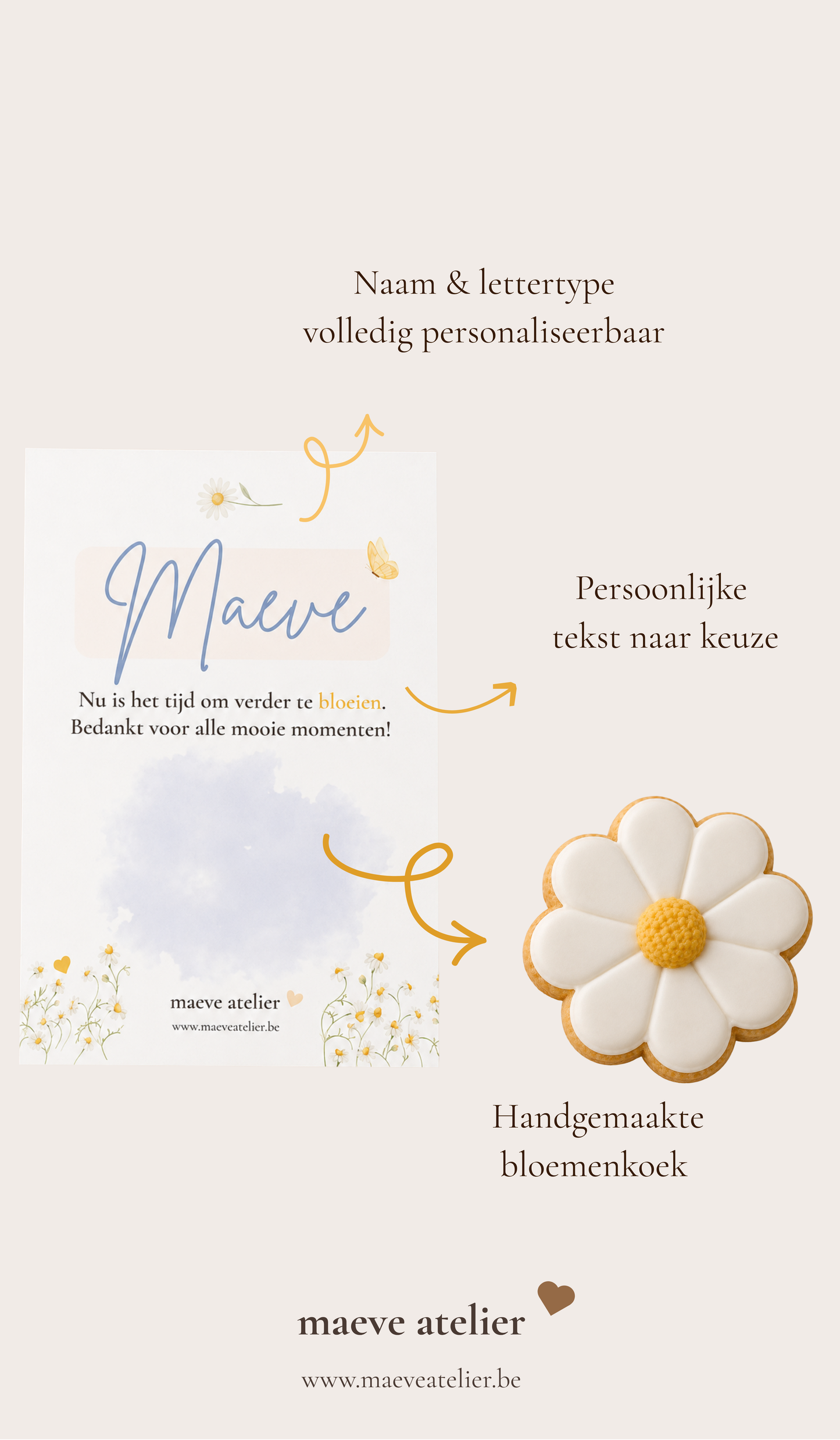 GEPERSONALISEERDE KOEK - MADELIEF
