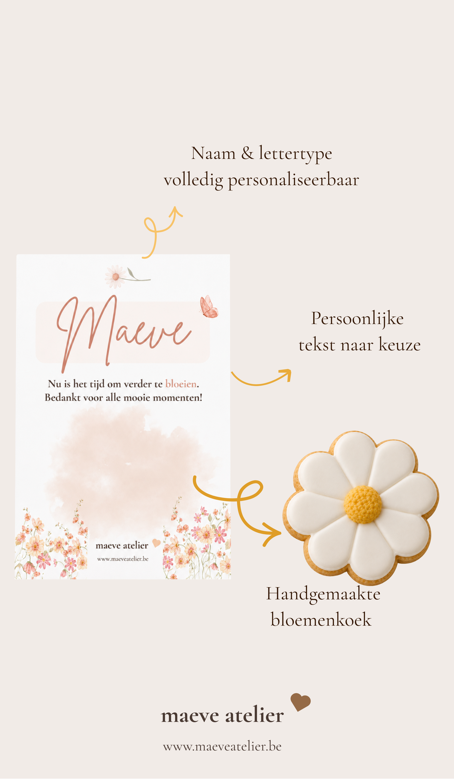 GEPERSONALISEERDE KOEK - MADELIEF