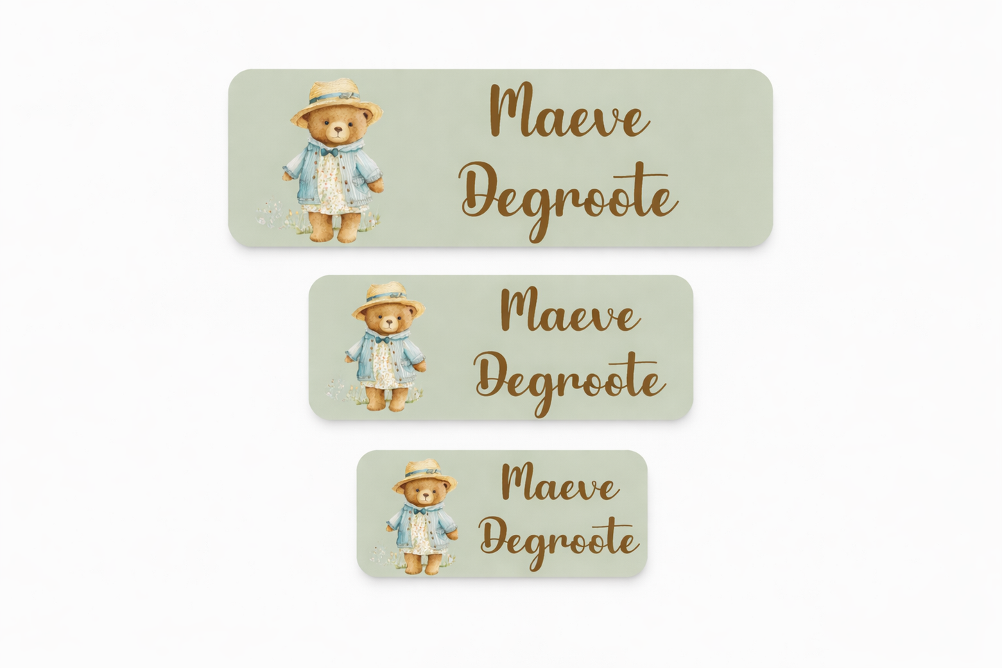 Naamsticker Teddy | Lily Bear