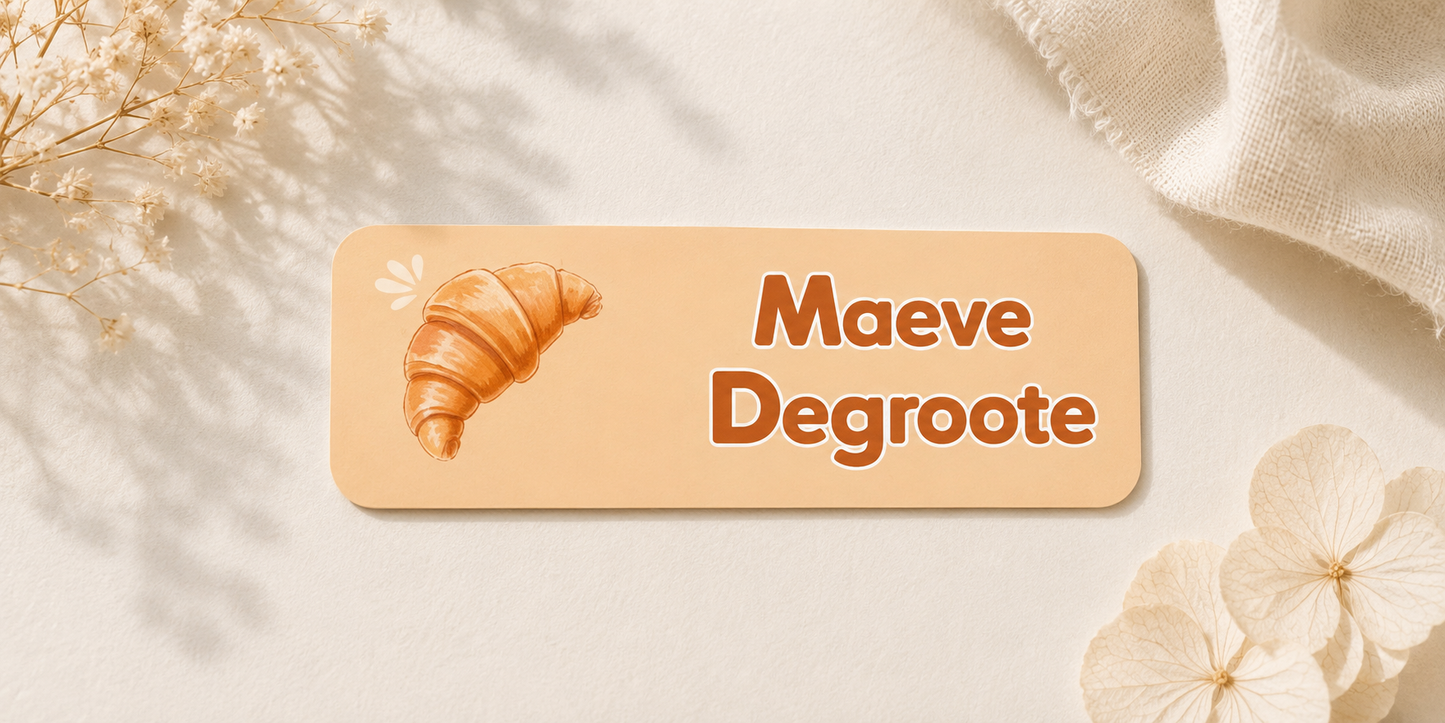 NAAMLABEL CROISSANT