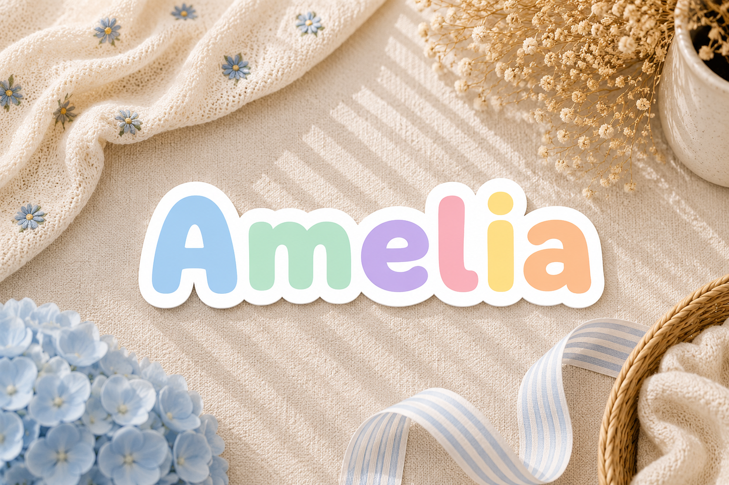 NAAMSTICKER - PASTEL VIBES