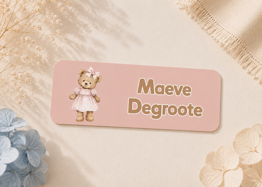 NAAMLABEL ROZE TEDDY